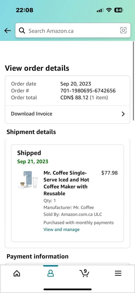 Mr. Coffee iced coffee machine - photo 4