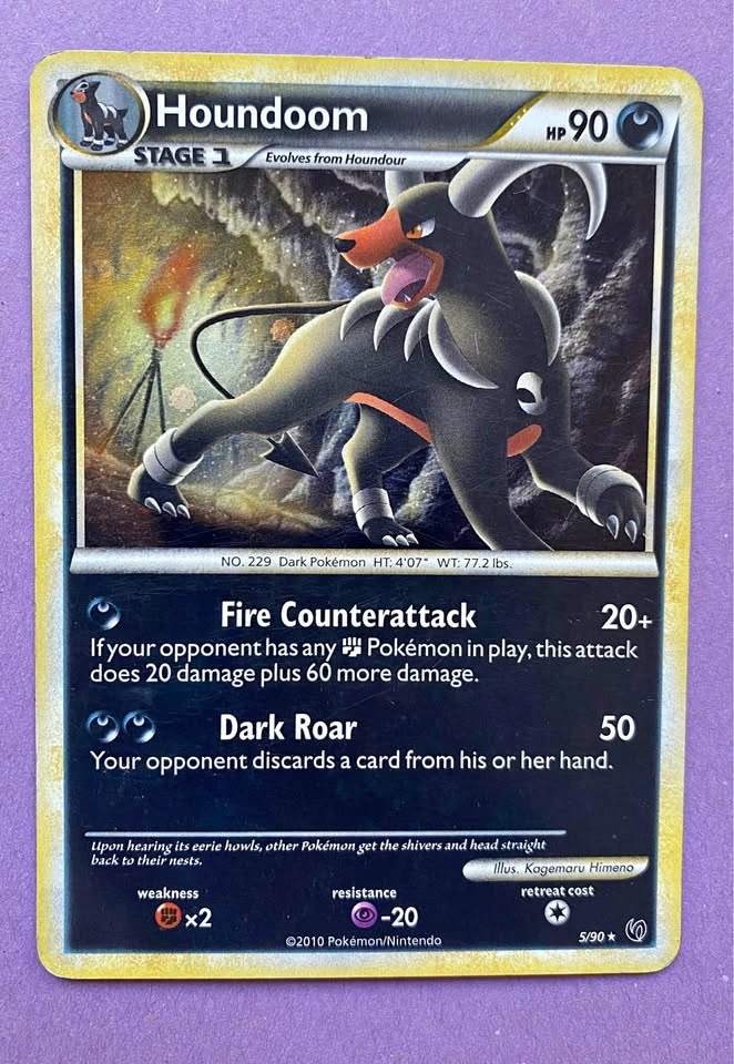 Houndoom 5/90 Holo Pokemon Card