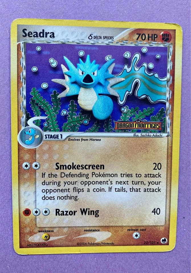 Seadra 22/101 Reverse Holo Pokemon Card