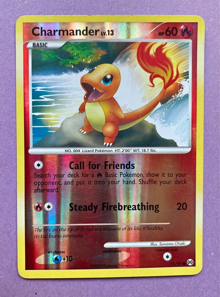 Charmander 59/99 Reverse Holo Pokemon Card
