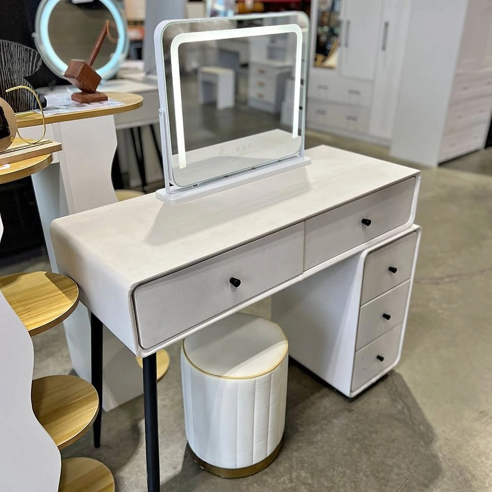 Vanity Table + Mirror + Stool Combo From $185
