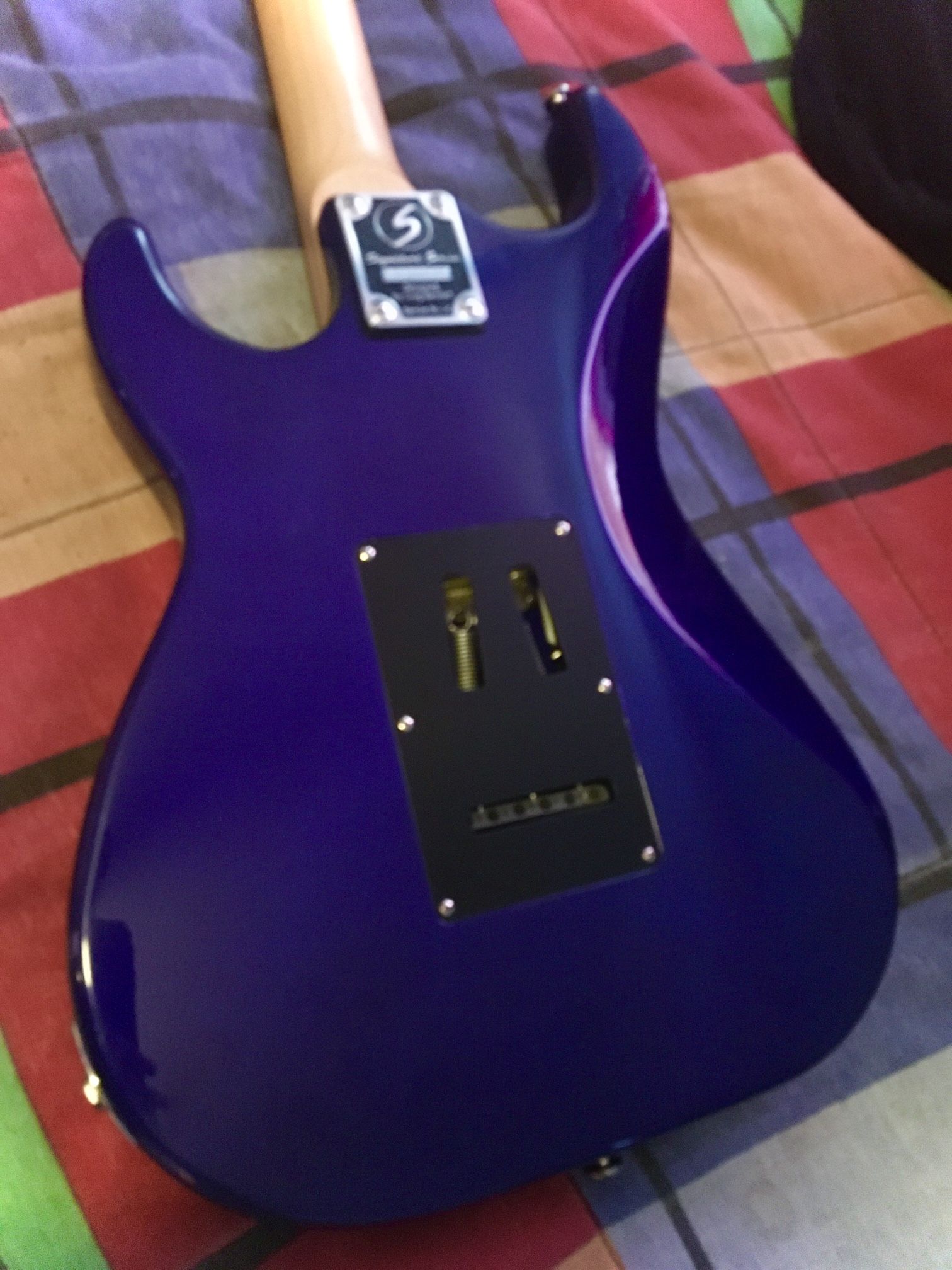 Dark Blue Guitar - photo 3