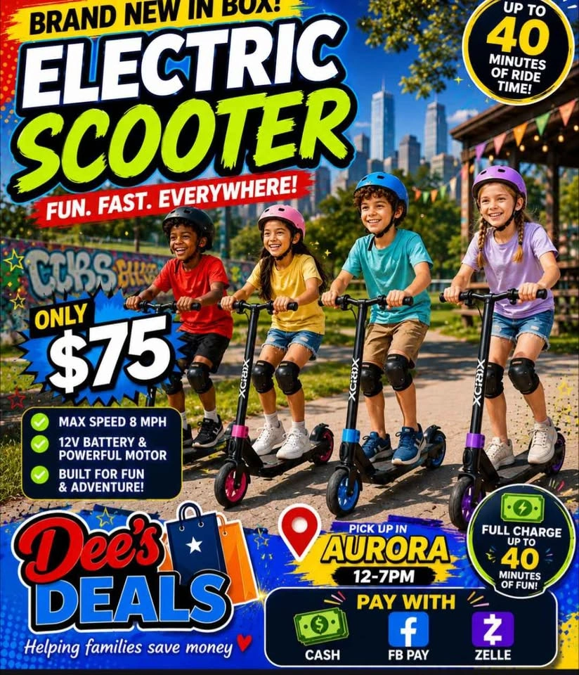 Electric Scooter BRAND NEW IN BOX ONLY $75 - photo 2