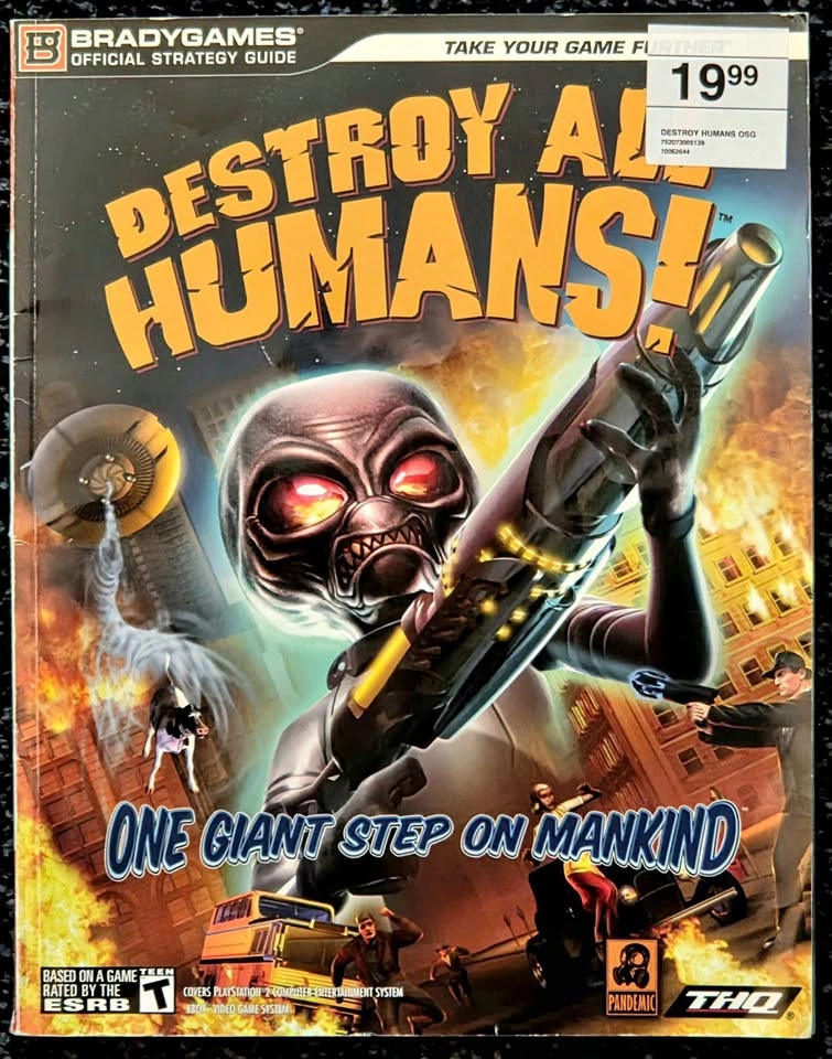 Destroy All Humans BradyGames Strategy Guide