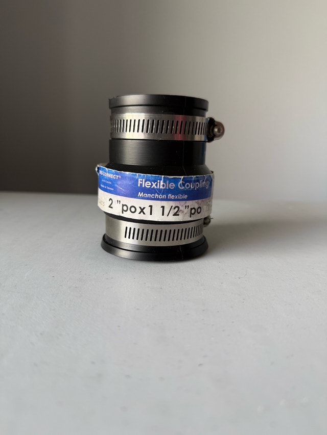 Flexible Rubber Coupling and Fitting 2-Pack - photo 2