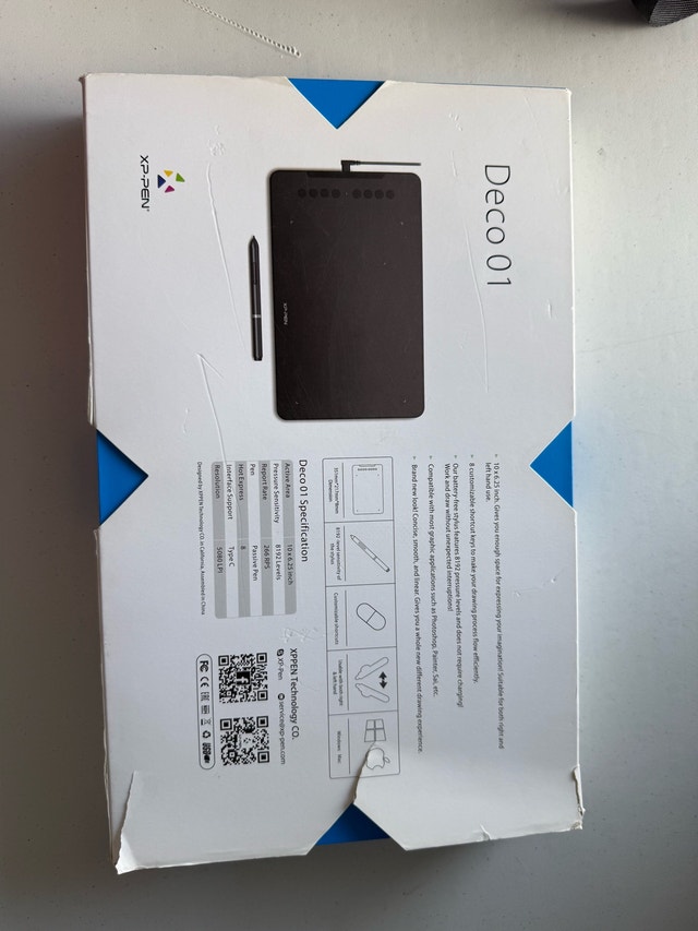 XPPen Deco 01 Graphics Drawing Tablet - photo 2