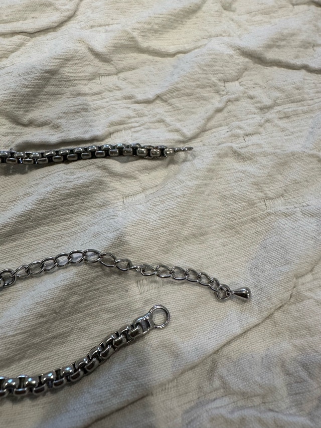 silver chains - photo 3