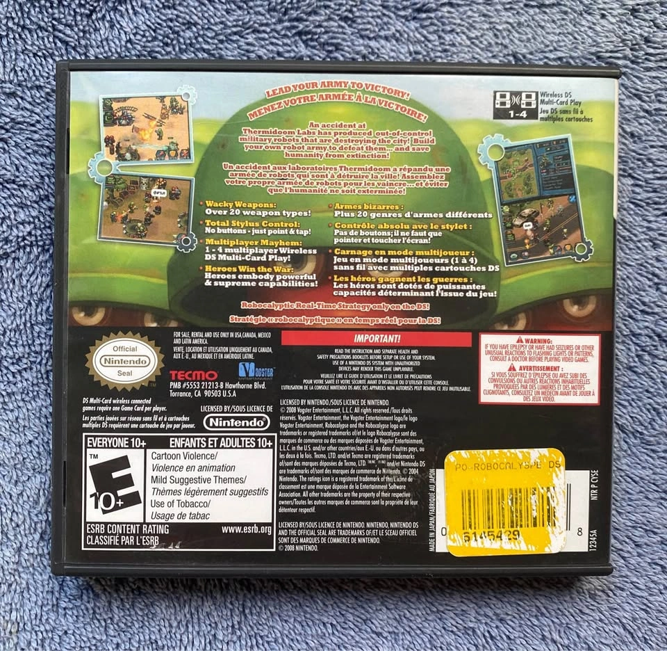 Robocalypse Nintendo DS - photo 3