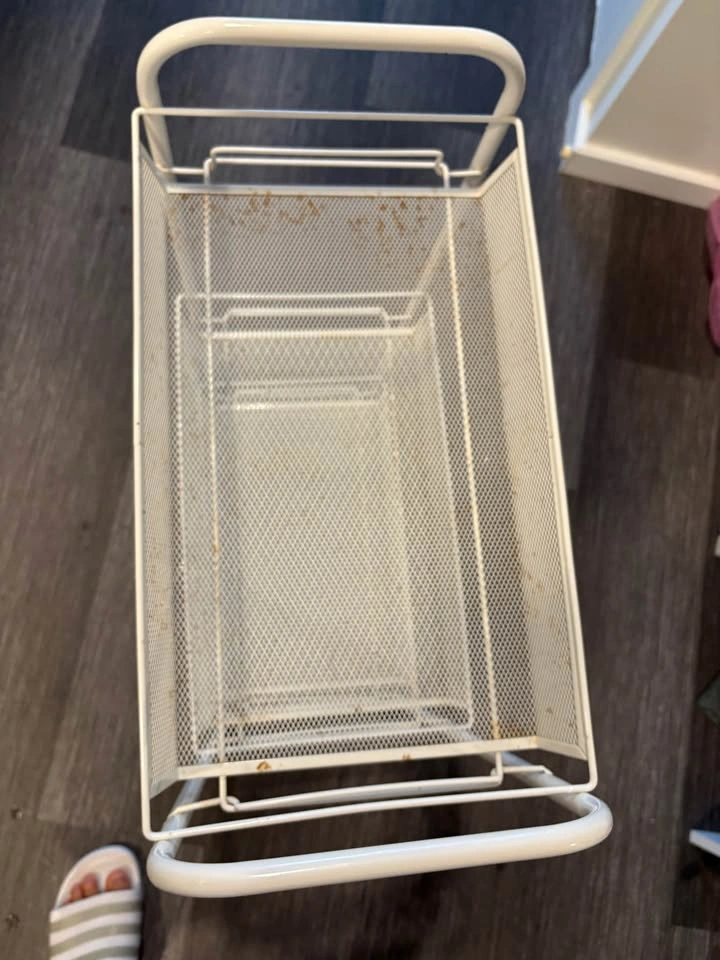 IKEA HORNAVAN 3-Tier Rolling Cart White - photo 2