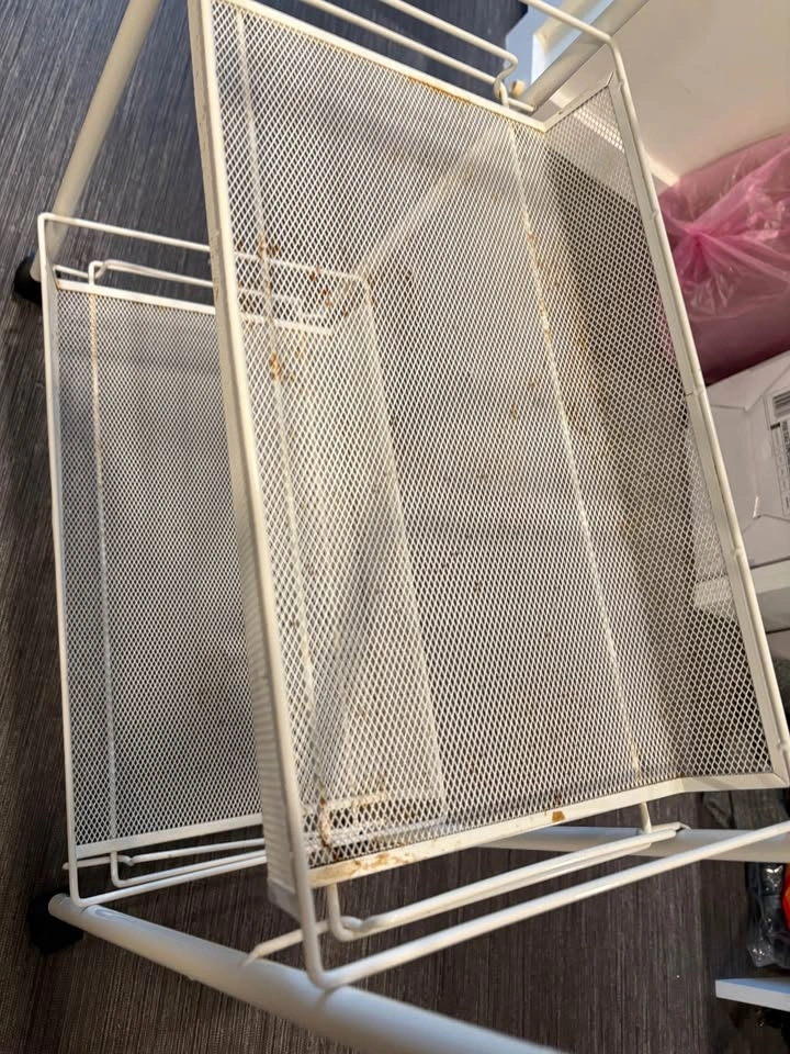 IKEA HORNAVAN 3-Tier Rolling Cart White - photo 3