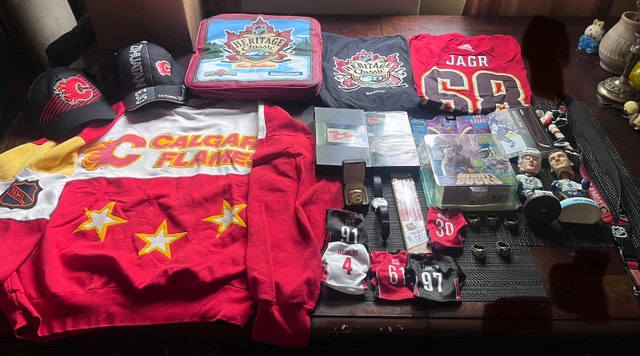Calgary Flames and NHL Collectibles