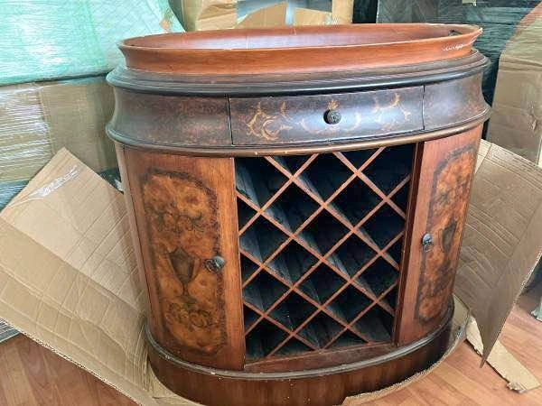 Antique Wooden Wine Cabinet