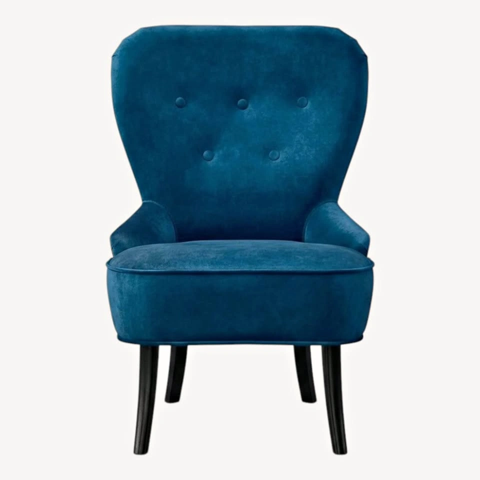 IKEA REMSTA Blue Armchair