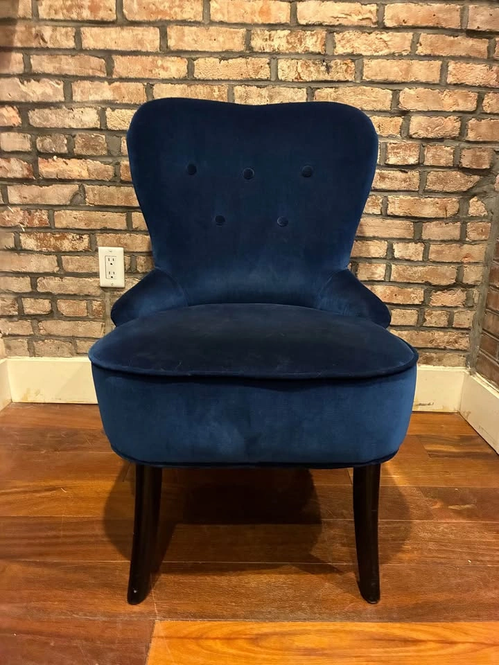 IKEA REMSTA Blue Armchair - photo 4