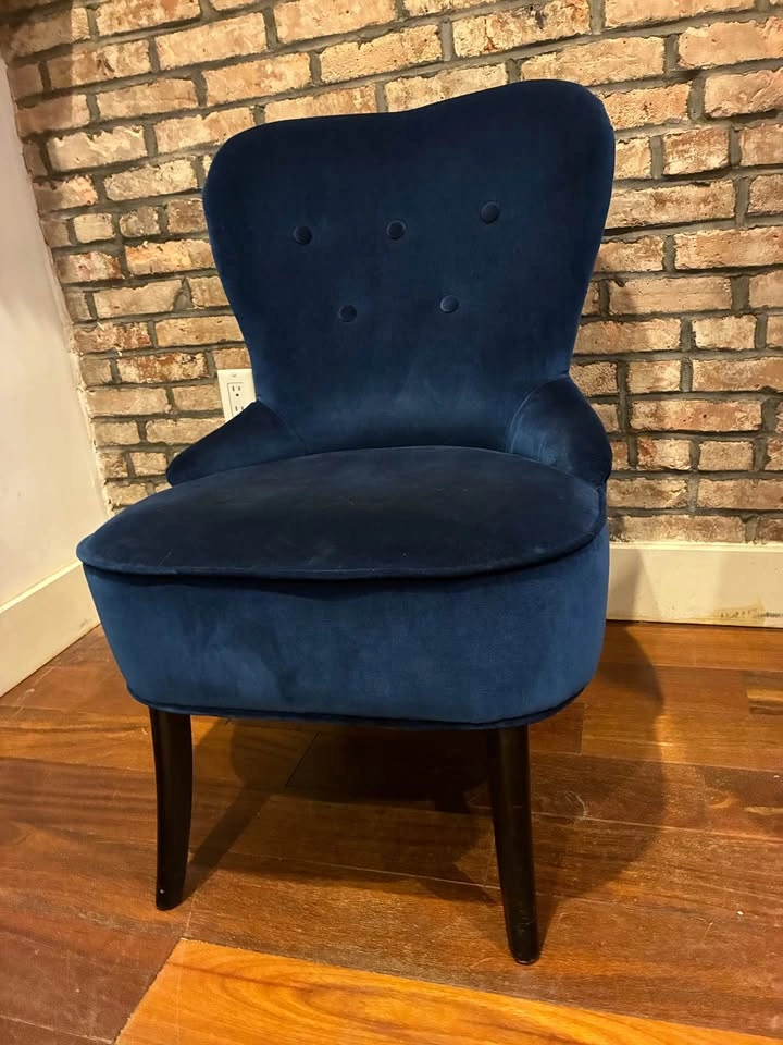 IKEA REMSTA Blue Armchair - photo 5