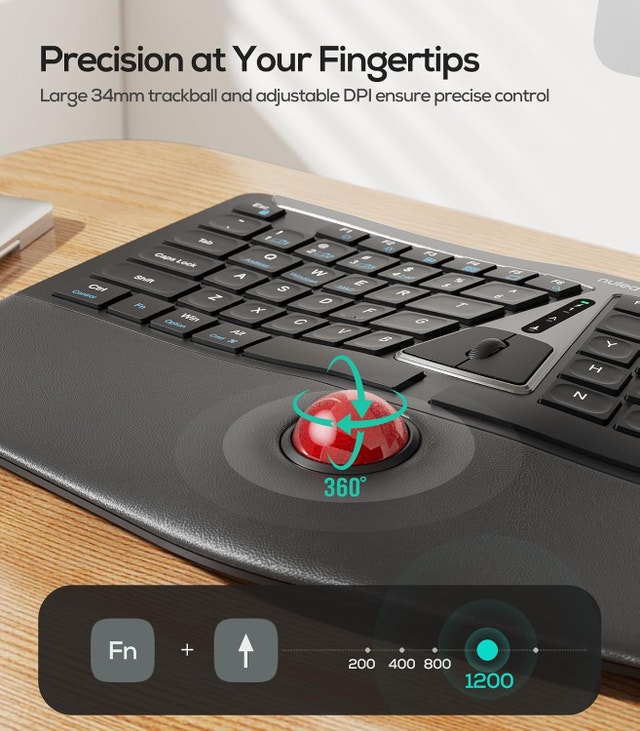 BRAND NEW Nulea RT07 Wireless Ergonomic Split Keyboard - photo 4