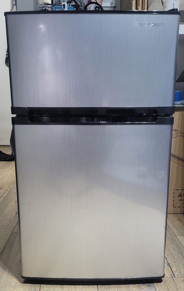 Insignia 3.0 Cu. Ft. Mini Fridge with Freezer–Excellent Conditio