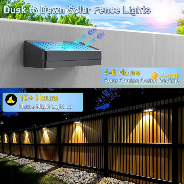 Solar Fence Lights Outdoor (Brand New) - photo 3