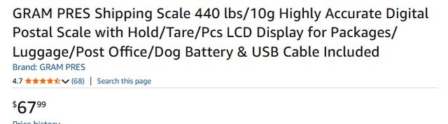 Shipping Scale (Brand New) - photo 2