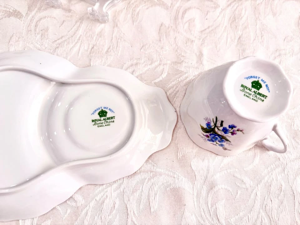 Royal Albert Forget Me Not Snack Set - photo 2