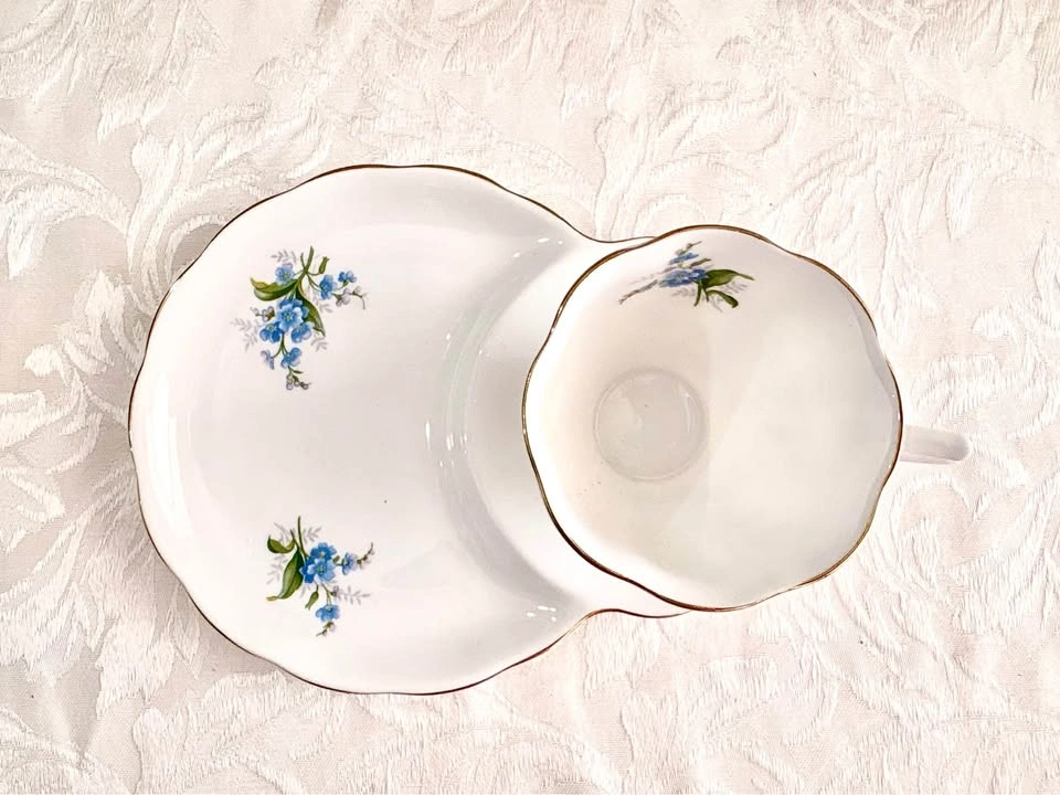 Royal Albert Forget Me Not Snack Set - photo 3