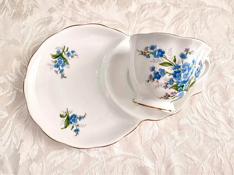 Royal Albert Forget Me Not Snack Set - photo 5