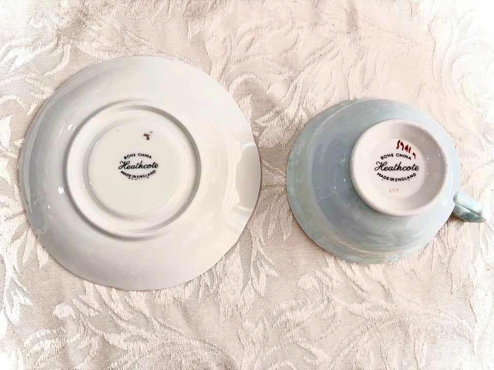 Heathcote Bone China Red Rose Tea Cup and Saucer Set - photo 2