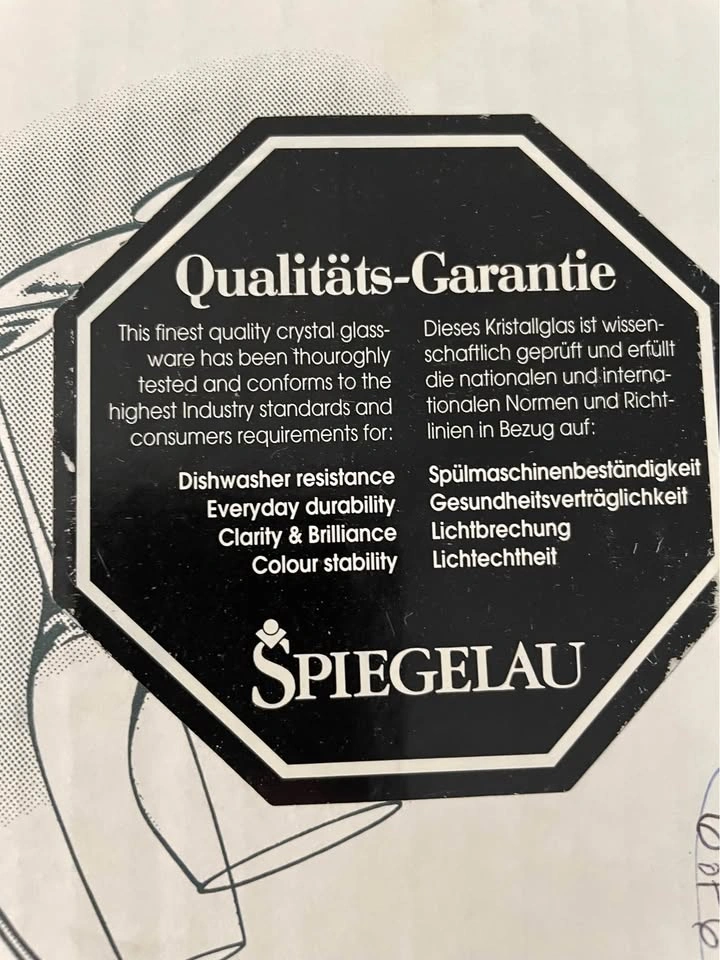 Spiegelau Crystal Beer Glasses – Set of 4 with Original Box - photo 3