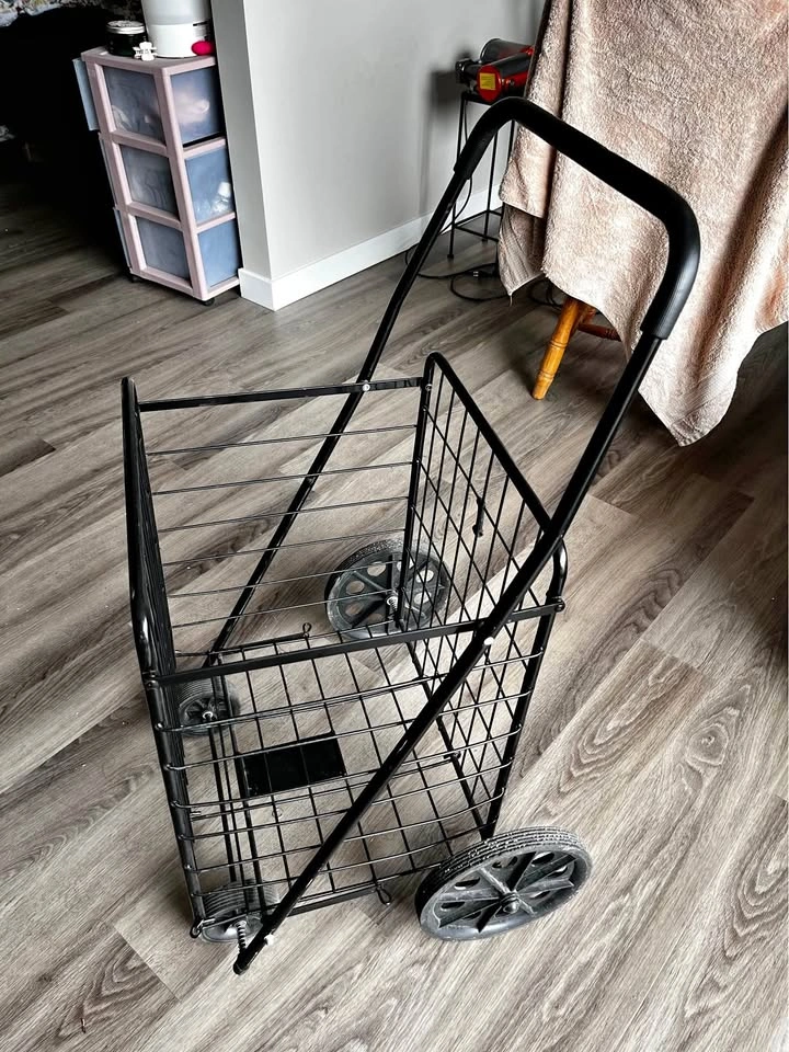 Folding Metal Shopping Cart