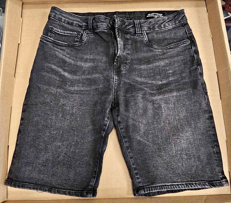 Buffalo David Bitton Men's Stretch Denim Shorts - Size W32