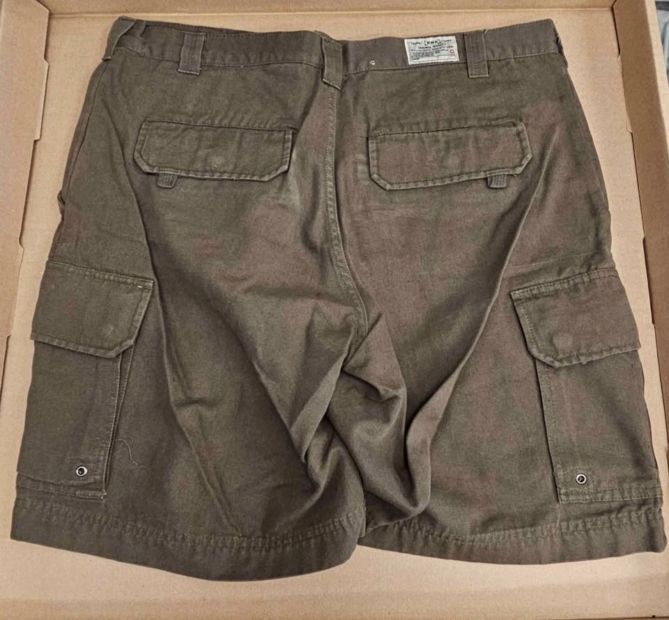R&R Rough & Ready Men's Olive Green Cargo Shorts - Size W36 - photo 2