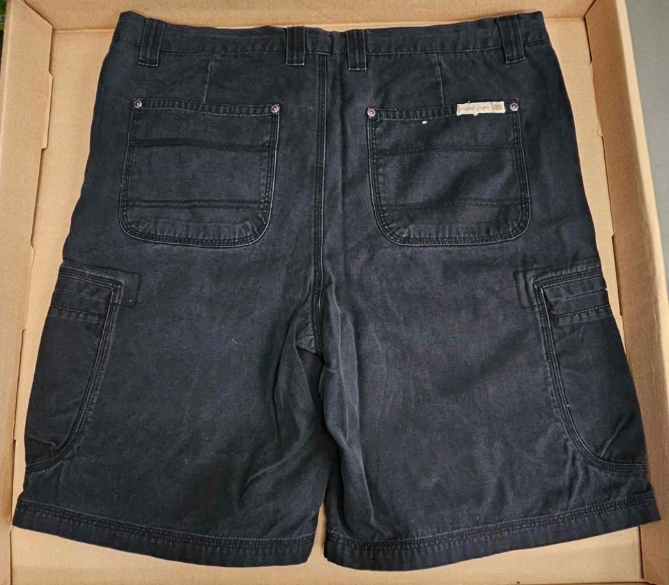 Point Zero Men's Faded Black Cargo Shorts - Size W34 - photo 2
