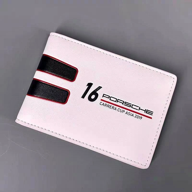 Rare Official Porsche Leather Document / ID Wallet - Dealer Gift