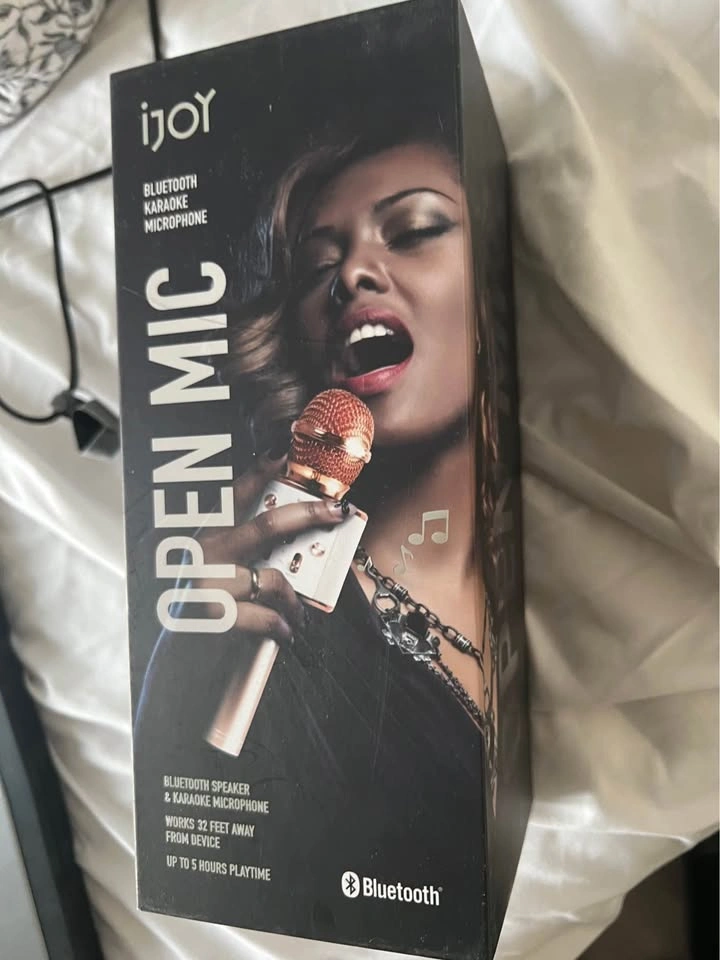 iJoy OPEN MIC Wireless Bluetooth Karaoke Microphone & Speaker - photo 2