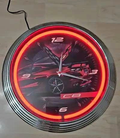 Chevrolet Corvette C8 Wall Clock - Brand New in Box