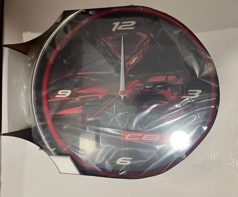 Chevrolet Corvette C8 Wall Clock - Brand New in Box - photo 2