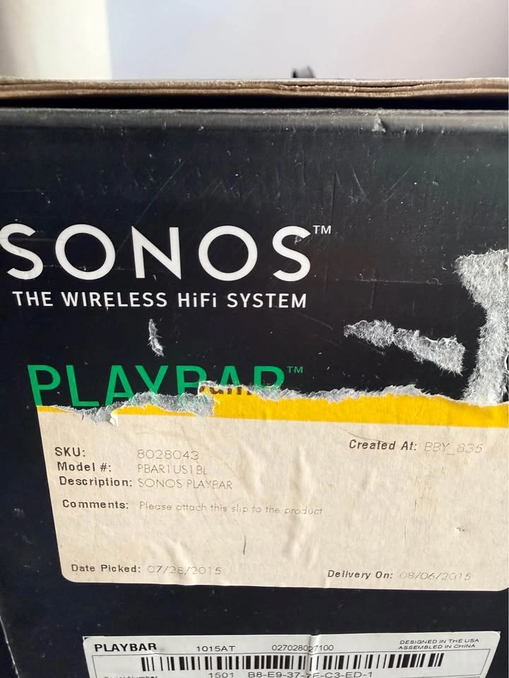 Sonos Playbar with Two Sonos Play:1 Speakers - photo 2