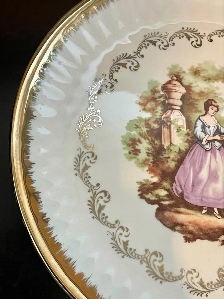 Bavaria porzellan courting coupe plate wall decor - photo 4