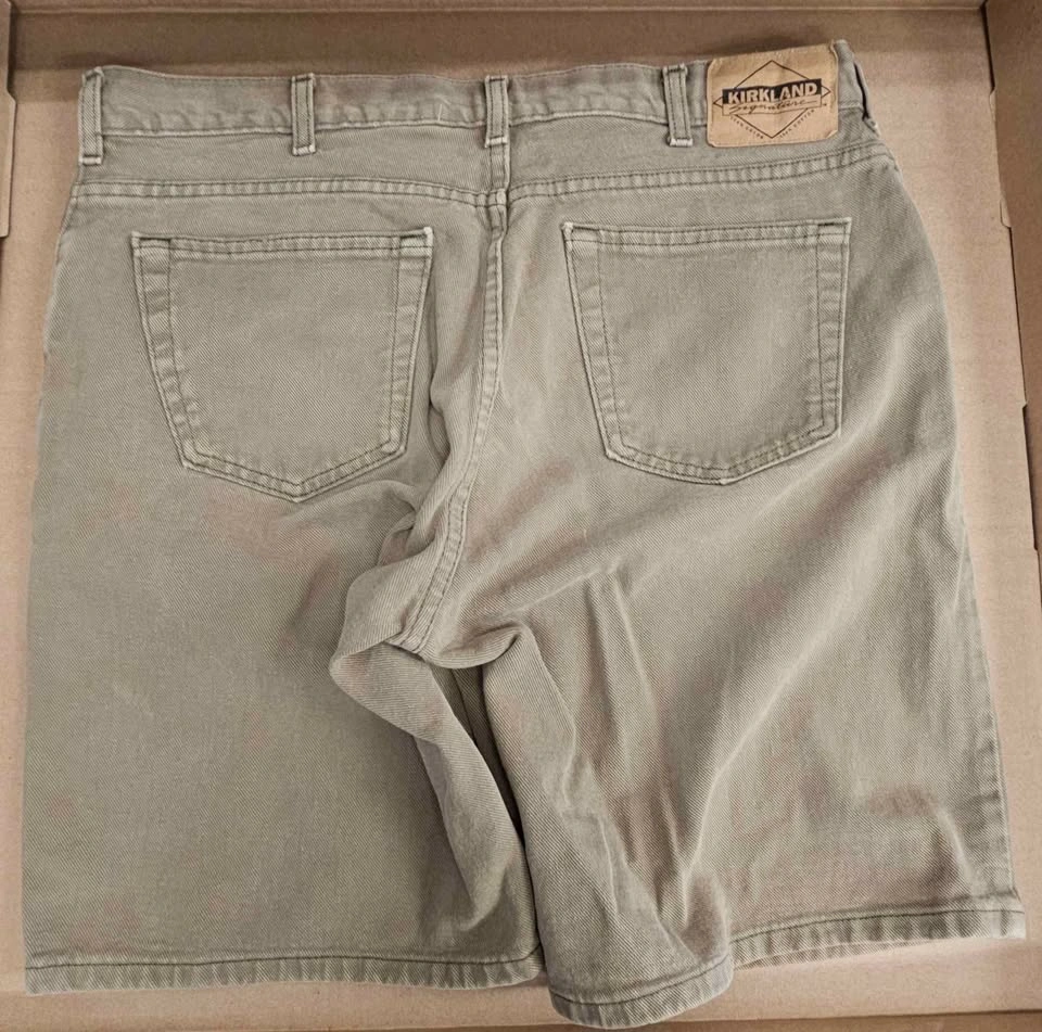 Kirkland Men's Khaki Denim Shorts - Size W34 - photo 2