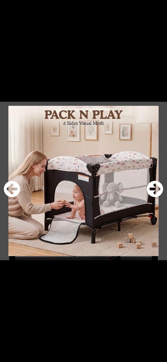 4-in-1 Baby Bassinet, Bedside Sleeper & Pack and Play - photo 2