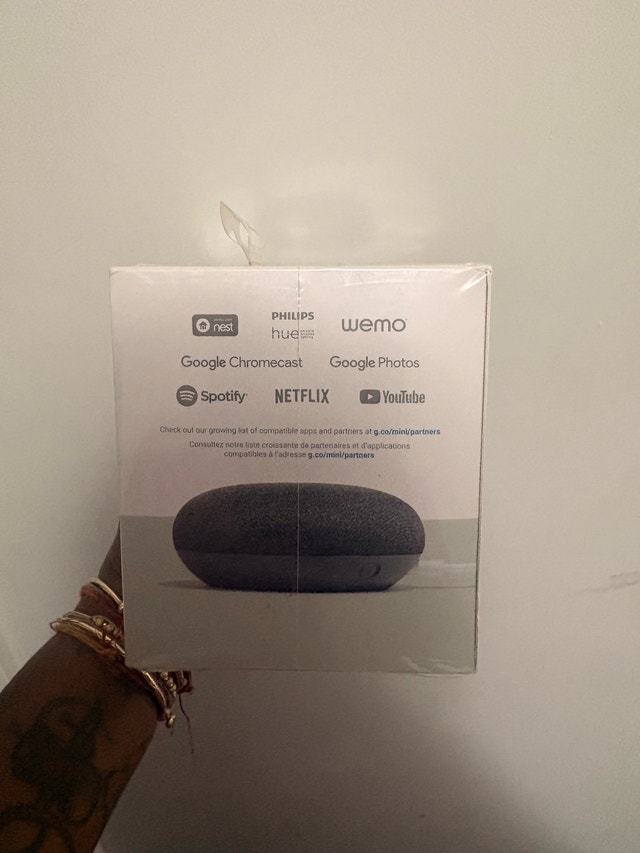 Google Home Mini Smart Speaker (Brand New, Sealed) - photo 2