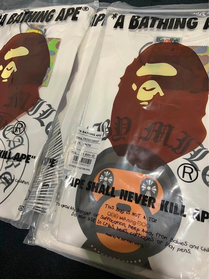 Bape X Chrome hearts tee