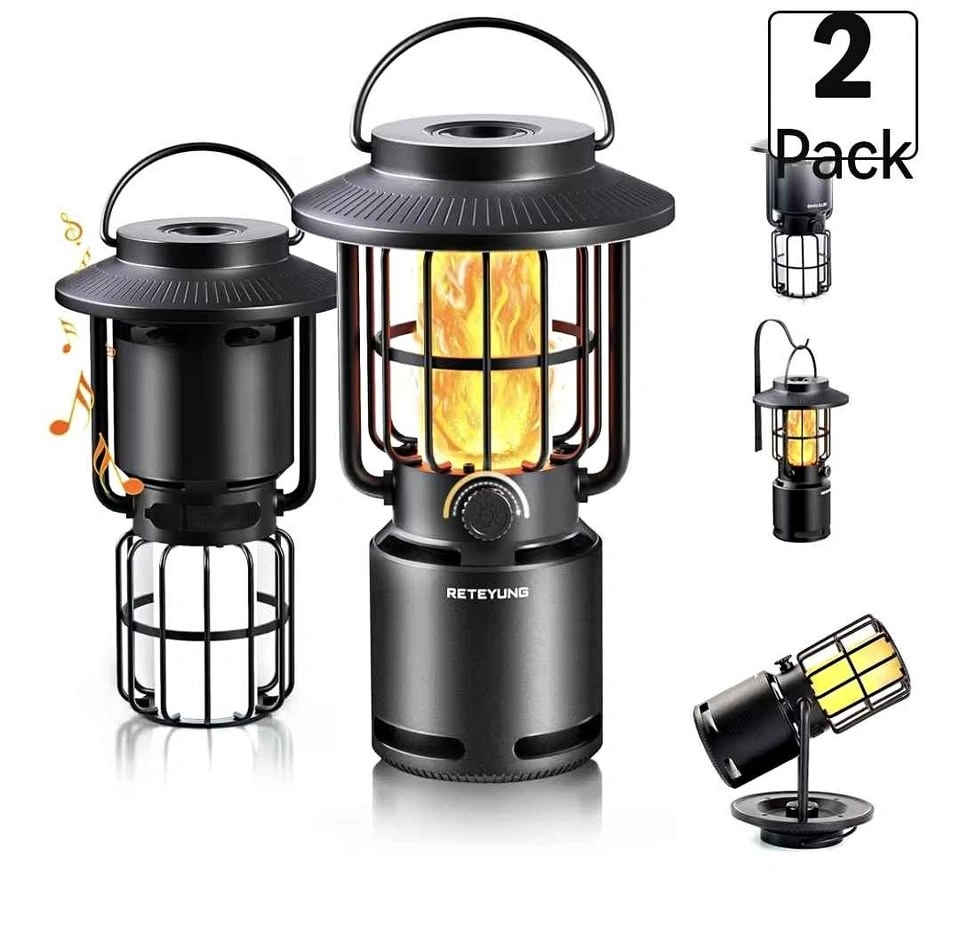 Waterproof Bluetooth Outdoor Speakers 10W Portable LED Flame