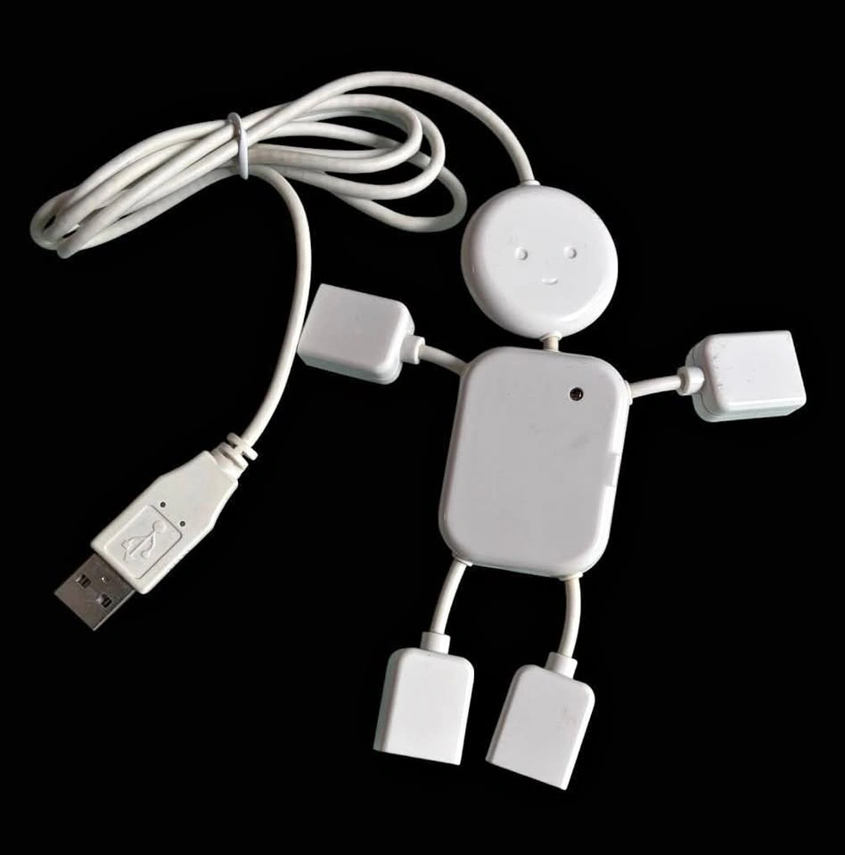4-Port USB 2.0 Robot Hub