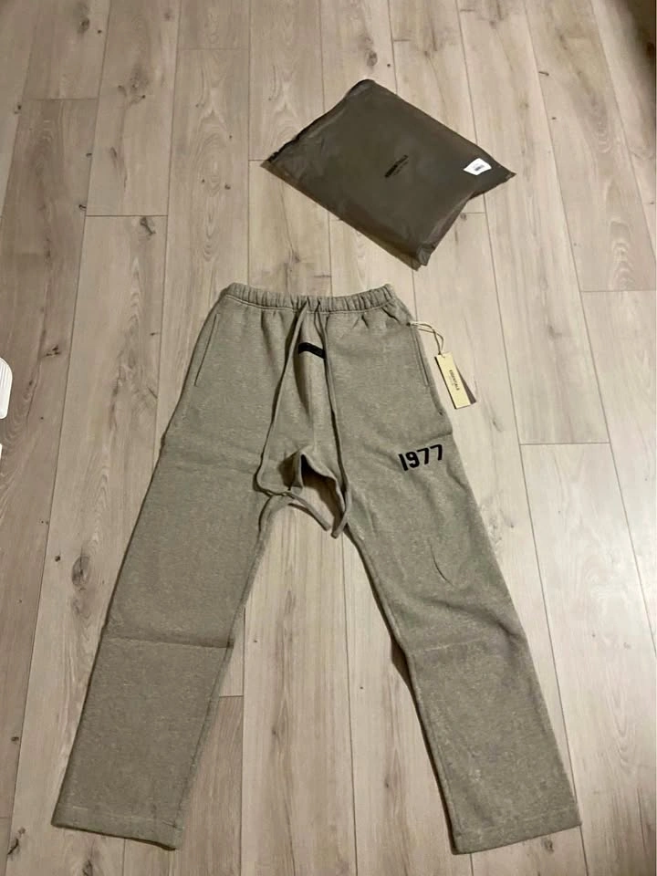 1:1 dark grey 1977 essentials fear of god sweatpants