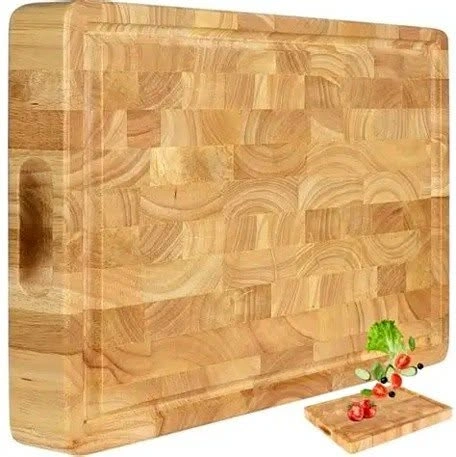 Solid wooden kitchen cutting board