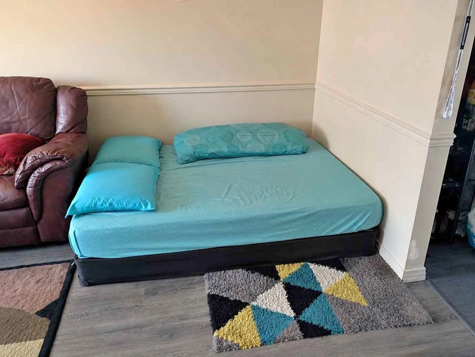 Bed With Mattress and Base Clean, Good Condition
