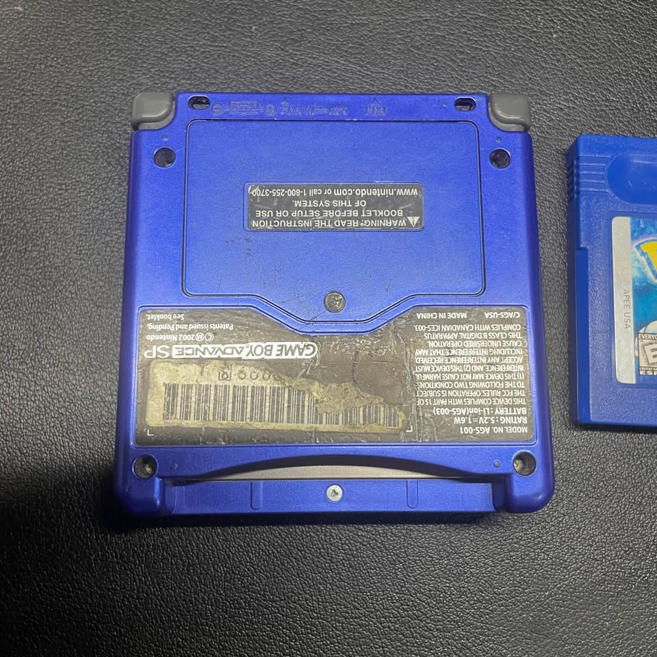 Nintendo Game Boy Advance SP + Pokémon Blue - photo 4