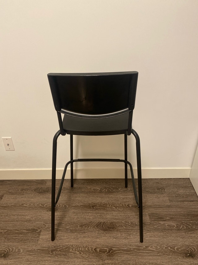 Black Metal Bar Stool - photo 4