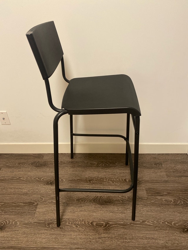 Black Metal Bar Stool - photo 5